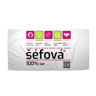 Ručník Šéfová: 50x100 cm