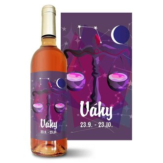 Růžové víno Váhy: 0,75 l 