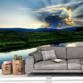 Tapeta Mrak nad řekou: 336x220 cm