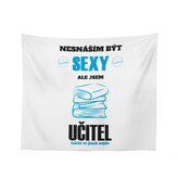 Deka Nesnáším být sexy, ale jsem učitel: 150x120 cm