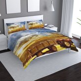Povlečení Traktor s vlečkou: 140x220 / 90x70