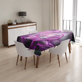 Ubrus Fialová abstrakce: 145x240 cm