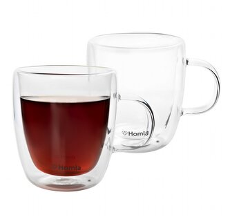 Sada sklenic | CEMBRA | s dvojitou stěnou, 2 kusy | 0,42 l | 833972 Homla