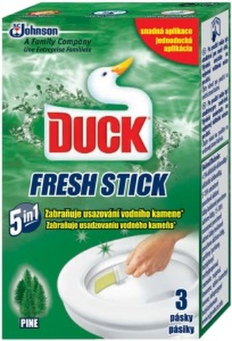 Duck WC pásky Fresh Stick Pine, 3 ks