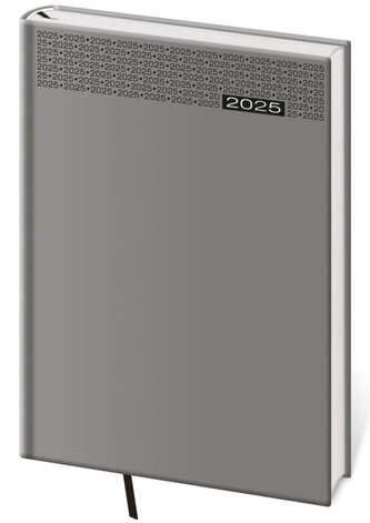 Diář 2025 Gommato týdenní B5 šedá
