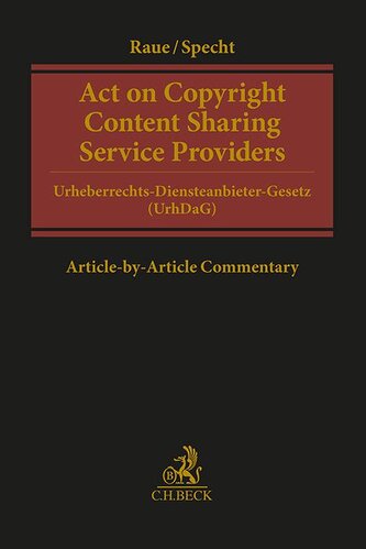 Act on Copyright Content Sharing Service Providers