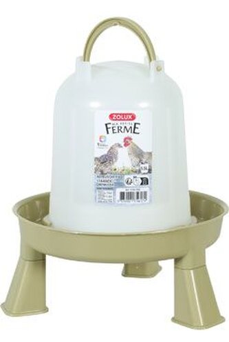 Žlab pitný pro drůbež stojící 1,5l zelená Zolux Žlab pitný pro drůbež stojící 1,5l zelená Zolux