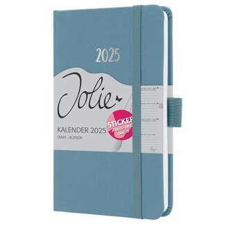 Diář "Jolie", kobaltově modrá, A6, týdenní, 2025, tvrdé desky, SIGEL J5400