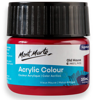 Mont Marte akrylová barva,100ml, červená purpurová  (Old Mauve)