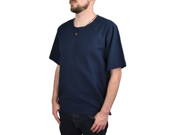 Kurta unisex Nathan, modrá L