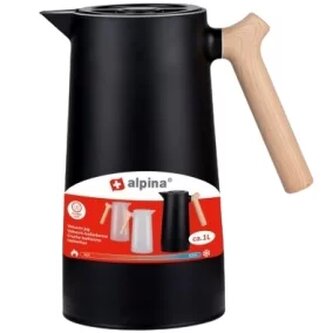 Termoska servírovací 1 l - ALPINA - černá