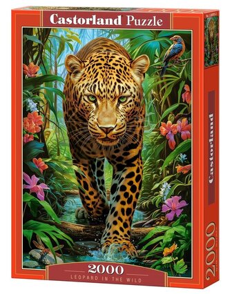 Puzzle 2000 Leopard in the Wild CASTOR Puzzle 2000 Leopard in the Wild CASTOR