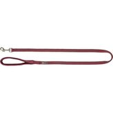 Vodítko PREMIUM s vyplněnou rukojetí, sangria - L-XL: 1,00 m/25 mm