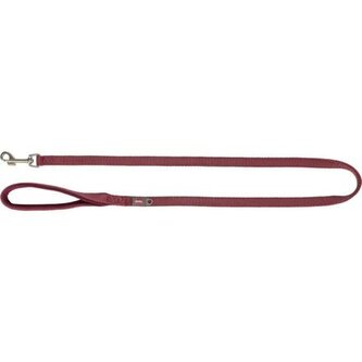 Vodítko PREMIUM s vyplněnou rukojetí, sangria - L-XL: 1,00 m/25 mm