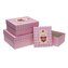 Pudełko prezentowe PUD-23280-PR 3szt ROZETTE