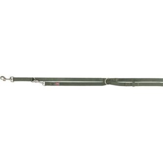 Vodítko PREMIUM prodlužovací, M-L: 2.00 m/20 mm, olivově zelená