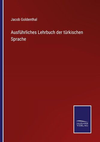 Ausführliches Lehrbuch der türkischen Sprache