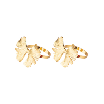 KPL 2 PRSTENCE NA UBRUSY JMELÍ V PVC OBALU