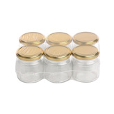 SADA 6 ZAVAŘOVACÍCH SKLENIC TO-200 + VÍČKO FI 66 4Z