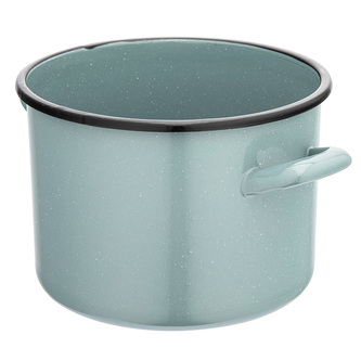 SMALTOVANÝ HRNEC 4.4L 20CM ŠALVĚJOVÝ