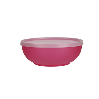 STŘEDNÍ MÍSA S POKLÍČKOU 17CM 0.85L ČERVENÁ (223)