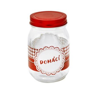 SKLENICE ZAVAŘOVACÍ S VÍČKEM DOMÁCÍ 500ML