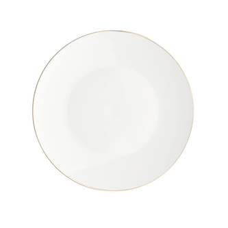 BELLA GOLD LINE DEZERTNÍ TALÍŘ 20CM KRÉMOVÝ PORCELÁN