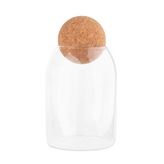 KONTEJNER Z BOROSILIKÁTU 450ML S KORKOVÝM UZÁVĚREM