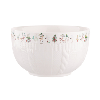 XMAS STROMEČEK MÍSA PORCELÁN NBC 14CM 600ML