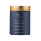 DÓZA SE ZLATÝM VÍČKEM GRANÁTOVÁ MATNÁ 11X11X15CM ČAJ