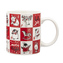PROSTÝ PORCELANOVÝ HRNEK NBC 330ML DEKOR ADVENTNÍHO KALENDÁŘE B COLOR BOX