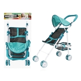 Modrý kočárek pro panenku