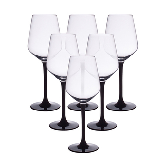 RUBIN BLACK SET 6 SKLENIC BÍLÉHO VÍNA 290ML