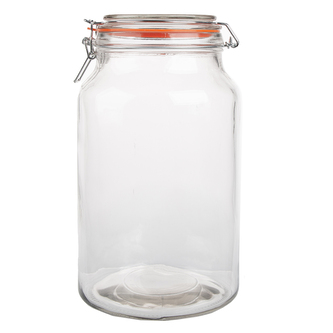 SKLENĚNÁ HERMETICKÁ DÓZA 4.1L