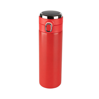KUBEC TERMOSKY 420ML S LED DISPLETEM ČERVENÝ