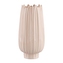 VÁZA PORCELANOVÁ RELIEF ECRU 12X12X24.5CM