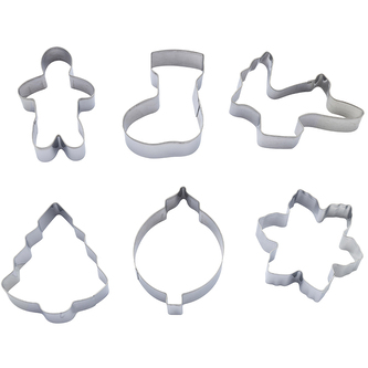 KPL 6 NEREZOVÝCH TVAROVAČŮ PRO VÁNOČNÍ PEČIVO