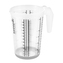DŽBÁNEK S ODMĚŘENÍM A PROTISKLUZUJÍCÍ FUNKCÍ 1.5L NORDIC GREY (10492)
