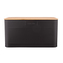 OBDELNÍKOVÝ CHLEBAK S BAMBUSOVÝM KRYTEM 33.5X19X17CM LOFT ČERNÝ