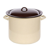 HRNEC ROVNÝ 16.6L PR.30CM VÝŠKA.25.2CM KRÉMOVÝ/TMAVÝ STŘED S POKLIČKOU