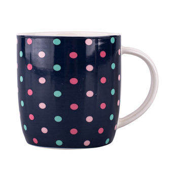 HRNEK BARYŠKA ŠIROKÁ PORCELÁN NBC 300ML SPOD. PUNKTOVÝ DEK. C