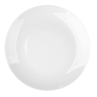 MARIAPAULA MODERNA BÍLÝ MĚLKÝ TALÍŘ 24CM