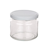 SADA 6 ZAVAŘOVACÍCH SKLENIC TO-330 + BÍLÉ VÍČKO FI 82 6Z