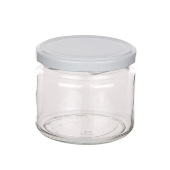 SADA 6 ZAVAŘOVACÍCH SKLENIC TO-330 + BÍLÉ VÍČKO FI 82 6Z