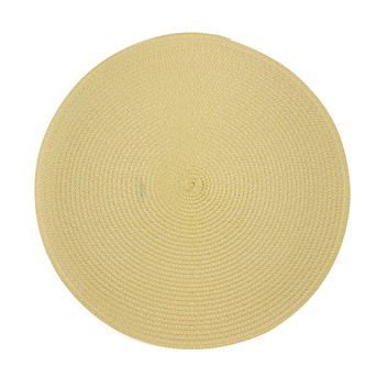 SLAMĚNÁ PODLOŽKA 38CM VANILKOVÁ