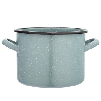 SMALTOVANÝ HRNEC 2.2L 16CM ŠALVĚJOVÝ