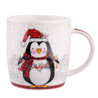 HRNEK BARYŠKA ŠIROKÁ PORCELÁN NBC 300ML SPOD. TUČŇÁK COLOR BOX