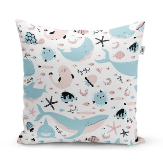 Polštář Animovaný mořský svět: 60x60 cm