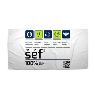 Ručník Šéf: 50x100 cm