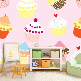 Tapeta Muffiny: 208x125 cm Tapeta Muffiny: 208x125 cm